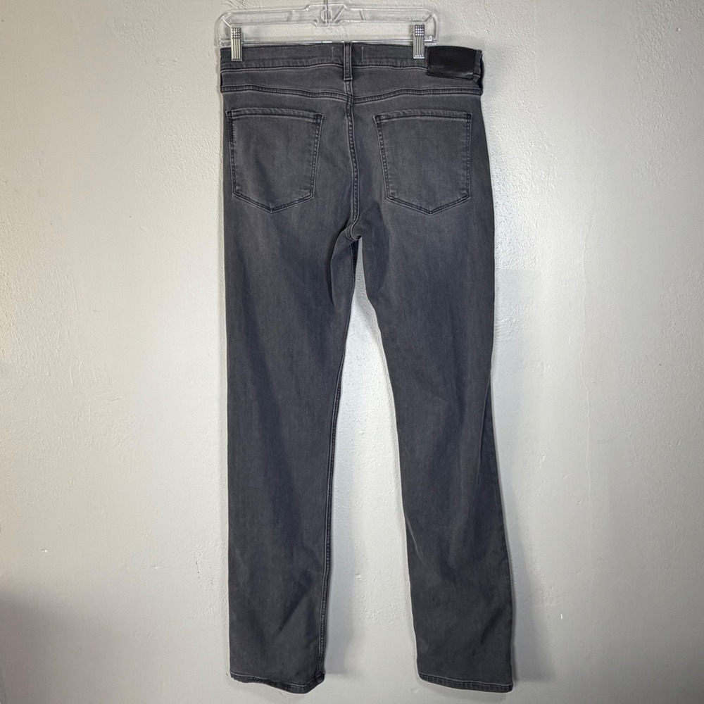 Paige Slim Straight Leg Jeans Faded Gray Charcoal Denim Size 32 - Picture 2 of 9